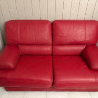 Divano in pelle 2 posti