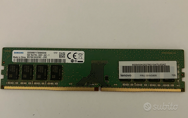 RAM Samsung 8 GB DDR4 2400 MHz per PC desktop