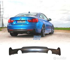 DIFFUSORE BMW F32 F33 F36 LOOK M DOPPIA USCITA SEM