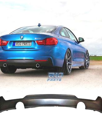 DIFFUSORE BMW F32 F33 F36 LOOK M DOPPIA USCITA SEM
