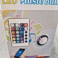 lampadina musicale colorata