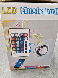 lampadina musicale colorata