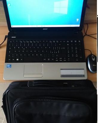 Notebook PC Acer RAM 8GB 500 HDD borsa e mouse