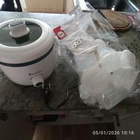 Kerzenmacher und formen pentola per fare candele e
