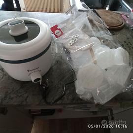 Kerzenmacher und formen pentola per fare candele e