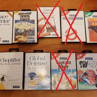 Giochi Sega Master System senza libretto