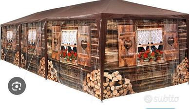 Gazebo baita 3x9 metri