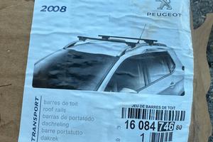 2 barre del tetto trasversali Peugeot 2008