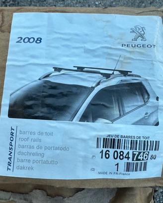 2 barre del tetto trasversali Peugeot 2008