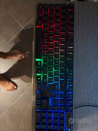 tastiera gaming led