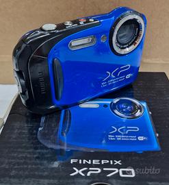 Fujifilm FinePix XP70 Blu fotocamera subaquea dig