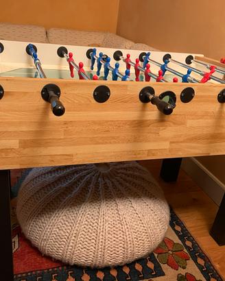 Calciobalilla in legno completo