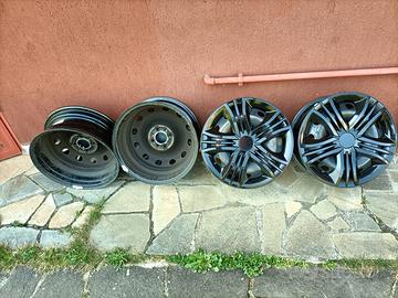 4 cerchi auto e catene da neve