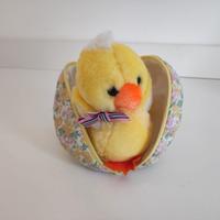 Peluche Pulcino in Uovo di Stoffa