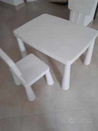 Tavolino e sedie ikea bimbi