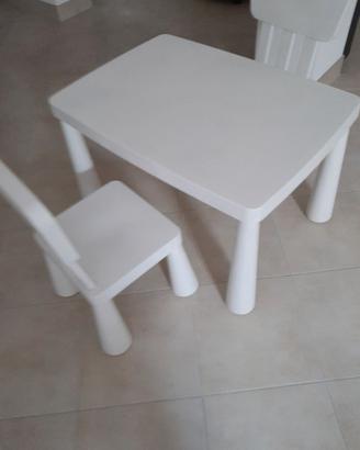 Tavolino e sedie ikea bimbi