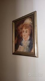 Quadro con cornice in stile impressionista