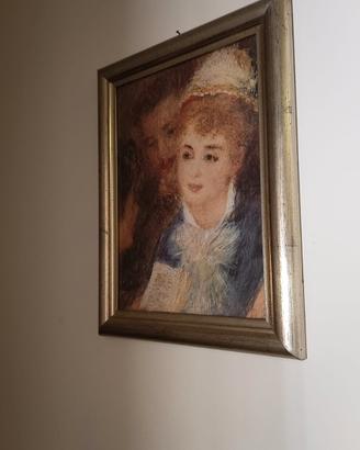 Quadro con cornice in stile impressionista