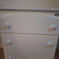 Fasciatoio pali con vaschetta per bagnetto