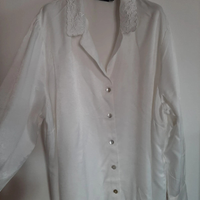 Camicia elegante da donna 3xl bianca