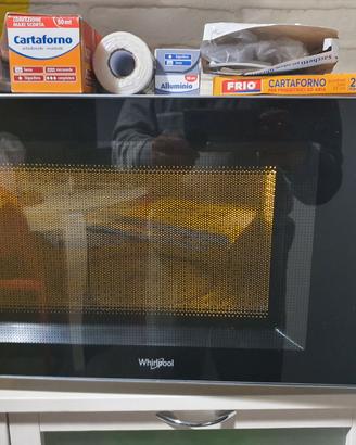 forno microonde whirlpool 30lt grill + mobiletto
