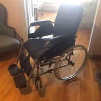 CARROZZINA BASCULANTE AD AUTOSPINTA CON WC - NUOVA