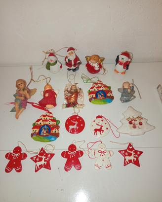 addobbi natalizi in gesso x albero di natale 
