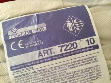 Guanti industial starter di cotone art 7220