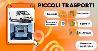 Piccoli trasporti,traslochi,sgomberi /facchinaggio