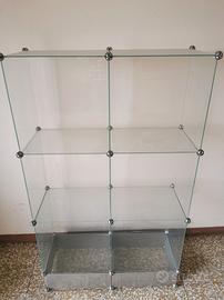 vetrinetta in vetro modulare