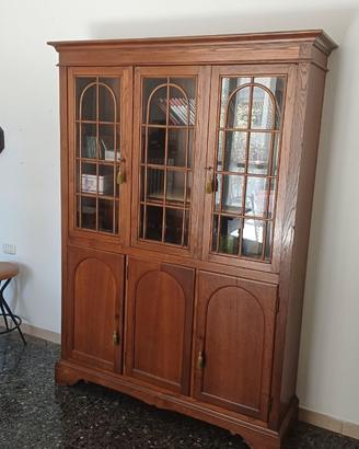 Libreria in legno 6 ante