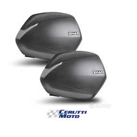 Coppia bauletti laterali shad nero carbonio sh 36