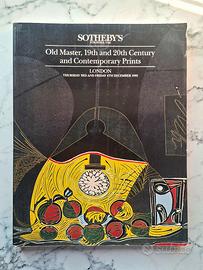 Catalogo Sotheby's Prints Grafica London 1992
