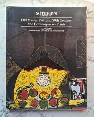 Catalogo Sotheby's Prints Grafica London 1992