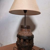 Lampada in legno