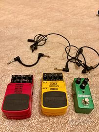 Pedali Behringer UM300, UC200 + Kokko Overdrive