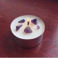 candelina artigianale tea light proteggi sentiment