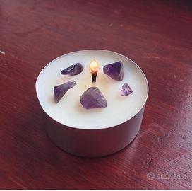 candelina artigianale tea light proteggi sentiment