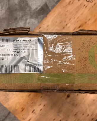 Wallbox Scame BE-W 7.4kW Monofase(Cod. 205.W17-B0)
