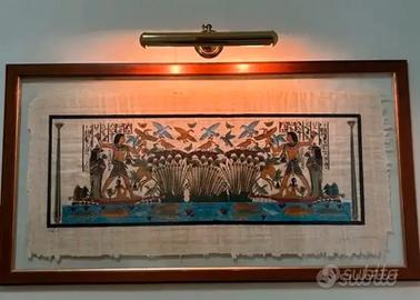 Pergamena-quadro-cornice--ogg decorativo da parete