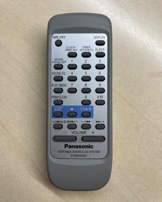 Telecomando Panasonic modello EUR648280