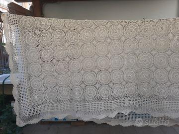 copriletto matrimoniale cotone all'oncinetto