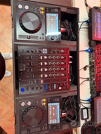 Consolle dj  pioneer djm 750 xdj 700