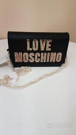Borsa Pochette Love Moschino Nuova - Nera / Oro