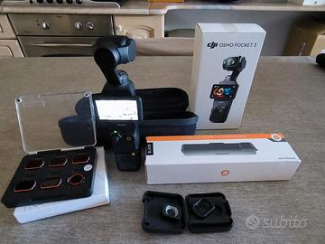 DJI Osmo Pocket 3 + filtri + lenti+ custodie