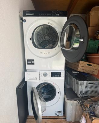 Colonna Lavatrice + Asciugatrice Haier