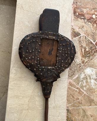 Mantice Vintage in Legno e Cuoio