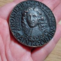 Medaglia 300 anni di Saint-Gobain del 1965 Francia