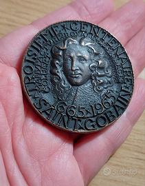 Medaglia 300 anni di Saint-Gobain del 1965 Francia