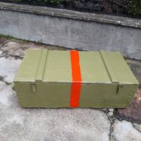 Baule militare da arredamento